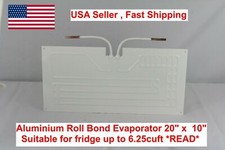 Fridge Freezer Roll Bond Aluminium Evaporator 20x10
