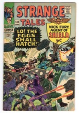 Strange Tales 145 1966 Marvel Comics VG+ 4.5 Nick Fury Doctor Strange picture
