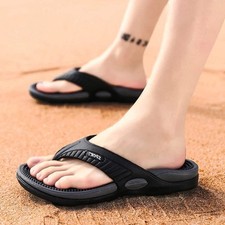 Massage Flip Flops for Men Summer Breathable Beach Shoes Sandals 46 Men Luxury F picture