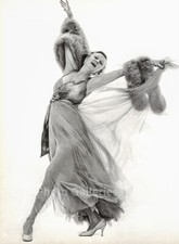 1958 Vintage RICHARD AVEDON Ballroom Dancer IRENE CASTLE Movie Duotone Photo Art picture