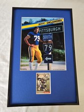 Bill Fralic Signed Framed 11x17 Photo Display BECKETT Pitt Panthers picture