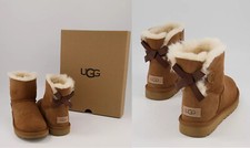 New  100% UGG Brand  1016501  Mini Bailey Bow II Women's Boots Shoes Chestnut picture