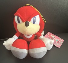 RARE Sonic X GE Knuckles The Echidna Plush Toy WITH TAG and String picture