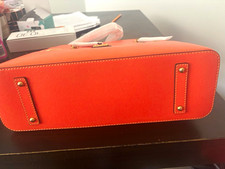 Dooney & Bourke Coral Pebbled Shoulder Bag, Zip Closure, Gold Hardware, Hang Tag picture