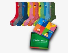 BOMBAS - Youth Crew Socks - Sesame Street - 50th Anniversary - 7pc Set picture