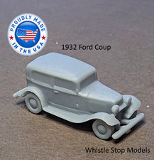 HO Scale 1932 Ford Coupe Set of 2 | Whistle Stop Models | 1/87 picture