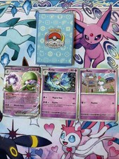 Gold Stamp Gardevoir & Ralts Kirlia Pokemon 2025 World Championships Cards Evo picture