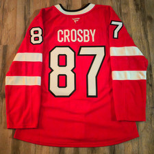 SIDNEY CROSBY Team Canada 4 Nations Faceoff Fanatics NHL Jersey Size 50 New Mens picture