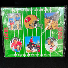 Vintage (1989-92) San Francisco 49ers Acrylic Picture Frame. Sealed NOS picture