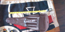 WW1 leather for RARE luger ENCLOSED wooden holster.. Built to protect the wood picture