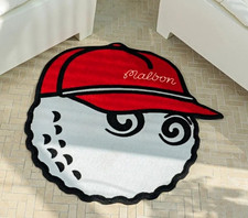 Malbon Golf Logo Graphic Rug Mat Limited RARE picture