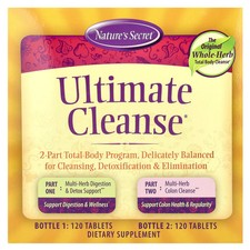 Ultimate Cleanse®, 2 Part Total-Body Program, 2 Bottles, 120 Tablets Each picture