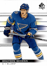 5 CARD LOT - 2019-20 SP Authentic - Brayden Schenn #25 picture