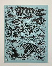 Phish Poster Jim Pollock Plethora 30th Anniversary Clifford Ball Linocut S/N LE picture