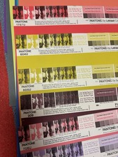PICK ONE: Vintage NOS Pantone By Letraset Uncoated Paper 20x26” Some SOLD picture