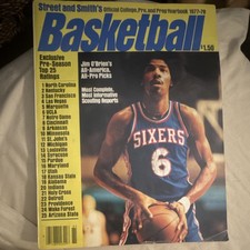 Street and Smith's Official Basketball Yearbook 1977-78 Dr. J Cover w/ KOOL CIGS picture