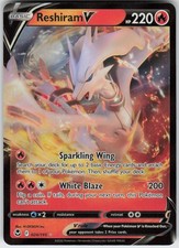 Reshiram V 024/195 V Rare Silver Tempest Near Mint picture