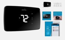 Emerson ST25 Sensi Lite Wi-Fi Smart Thermostat Black WiFi Control New, Open Box picture
