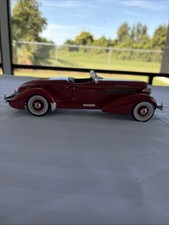 Vintage 1:18 ERTL American Muscle 1935 Auburn 851 Speedster Red Diecast - AS IS picture