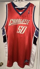 Vintage Reebok Authentic Charlotte Bobcats Emeka Okafor Orange NBA Jersey Sz 56 picture
