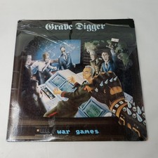 Vintage 1986 Grave Digger War Games Vinyl Album (Torn Shrink Wrap - See Pics) picture