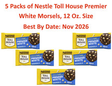 60oz  5 Pks Nestle Toll House Premier White Morsels Baking Chips, , New picture