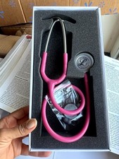 Pink Cardiology Dual Head Stethoscope – Nurse Doctor picture