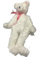 Ty Nola Attic Treasure Jointed Bear 1st Gen White Teddy 1992 picture