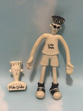 RARE Vintage Fido Dido Lido Dido Pencil Topper & Bendy Figure 7 UP Promo 80's picture