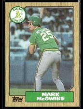 1987 Topps Mark McGwire #366 EX picture