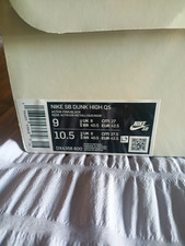 Nike SB Dunk High QS Pink/Black Skate Shoes Men's US 10.5 Medium (D) picture