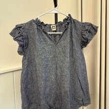 Anne-klein Women's Blue and Grey Blouse picture