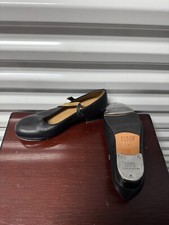 Bloch Techno Tap Dance Shoes Black Size 8 Snap Strap picture