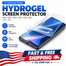 5Pcs HYDROGEL Screen Protector For Samsung Galaxy S26 S25 S24 S23 Ultra S21 Plus picture