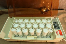 Vtg 1970s Clairol Kindness Deluxe 3-Way Hairsetter K-400W, 20 Curlers, 3 Sizes picture