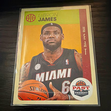 Panini 2012-13 Past & Present LeBron James Base #6 Miami Heat NBA picture