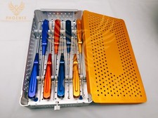 Standard Bone Cervical Curettes 8Pcs Orthopedic Spine Instruments With Steri-Box picture