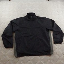 Zero Restriction Power Torque 1/4th Zip Pullover Jacket Mens Large Black  picture