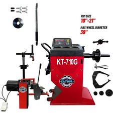 1030 Mini Tire Changer Machine 10-21 Inch with 710 Wheel Balancer for Car Repair picture