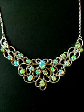 5.21 ct Ethiopian Welo Opal Platinum Over Sterling Silver Princess Necklace 18in picture