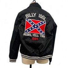 AUTHENTIC VINTAGE BILLY IDOL REBELYELL TOUR 1984 BOMBER JACKET picture