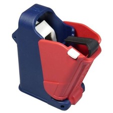 Maglula UpLula SpeedLoader/Unloader Fits 9mm-45 ACP Blue/Red UP60US picture