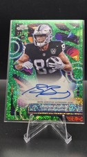 2025 Topps Cosmic Chrome Brock Bowers Auto  Green Space Dust /75 picture