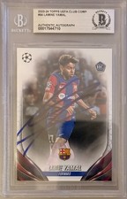 2023-24 Topps UCC #64 Lamine Yamal Signed Rookie RC Beckett BAS Authentic AUTO picture