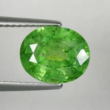 2.81 ct MASSIVE GREEN / NATURAL ANDRATITE GARNET *DEMONTOID Oval See Vdo 3752 RD picture