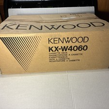 Kenwood KX-W4060 Dual Cassette Tape Deck Dolby HX Pro With Original Box picture