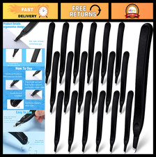 24 Pcs Magnetic Staple Remover Puller Bulk, Black picture