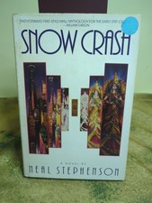 Snow Crash by Neal Stephenson  (Hardcover with Dust Jacket) Bantam Spectra picture