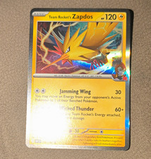Nintendo Team Rocket's Zapdos 15/109 Team Rocket Returns Holo Rare 120 HP picture