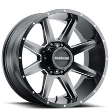 20x10 Raceline Wheels 954M Stryker Satin Black Milled Off-Road Rims (4pcs) picture